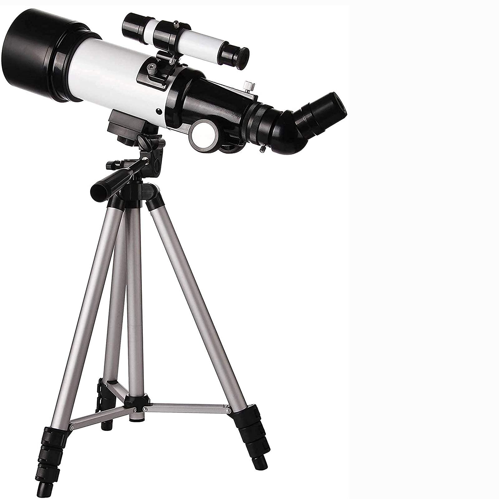 Teleskop dla dzieci, astronomiczny teleskop refraktorowy z regulowanym statywem i plecakiem, idealny dla dzieci, dzieci i młodzieży