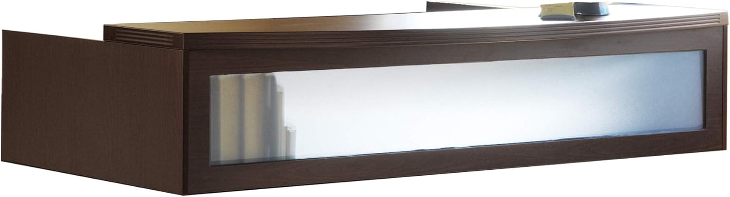 Safco Mayline ARDTCLDC Aberdeen Transaction Counter for use with Reception Desk, sold separately, Mocha Tf