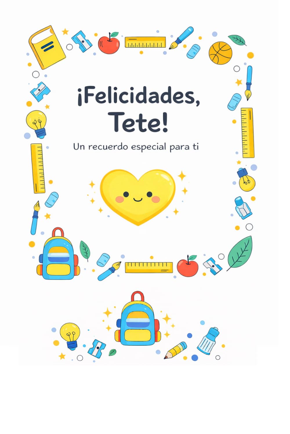 Felicidades Tete: Un regalo para ti