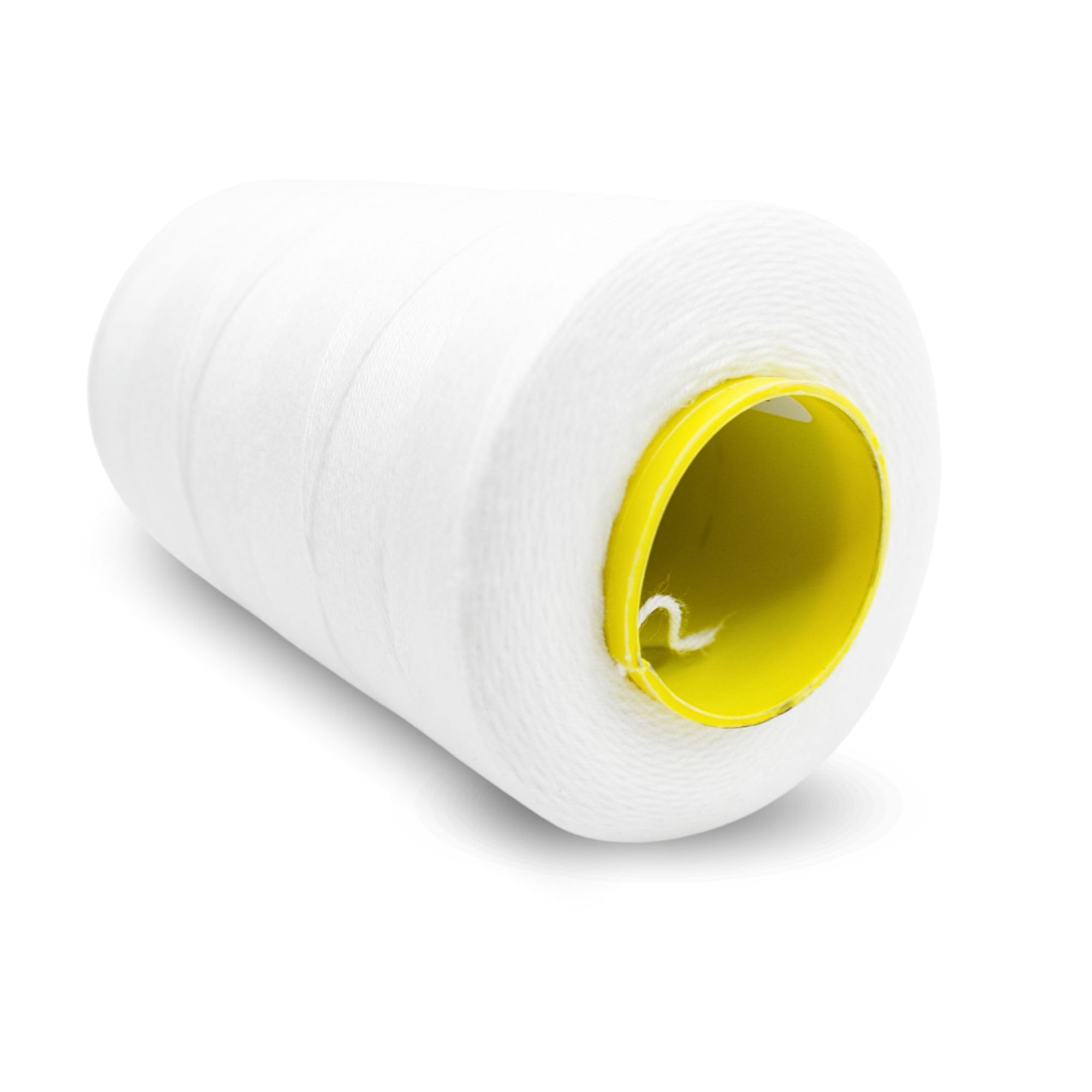 DOJA Barcelona | Nähgarn für Säcke | 30 Polyester Garn | 12S/20S 4 Fäden | 200gr | 1020m | Weiß | Sack-Nähmaschinengarn | Beutelnähmaschinengarn | Reißfester Nähfaden, Sacknähgarn