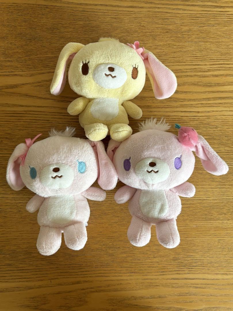 Amazon.co.jp: シュガーバニーズ ぬいぐるみ3点セット : Toys 