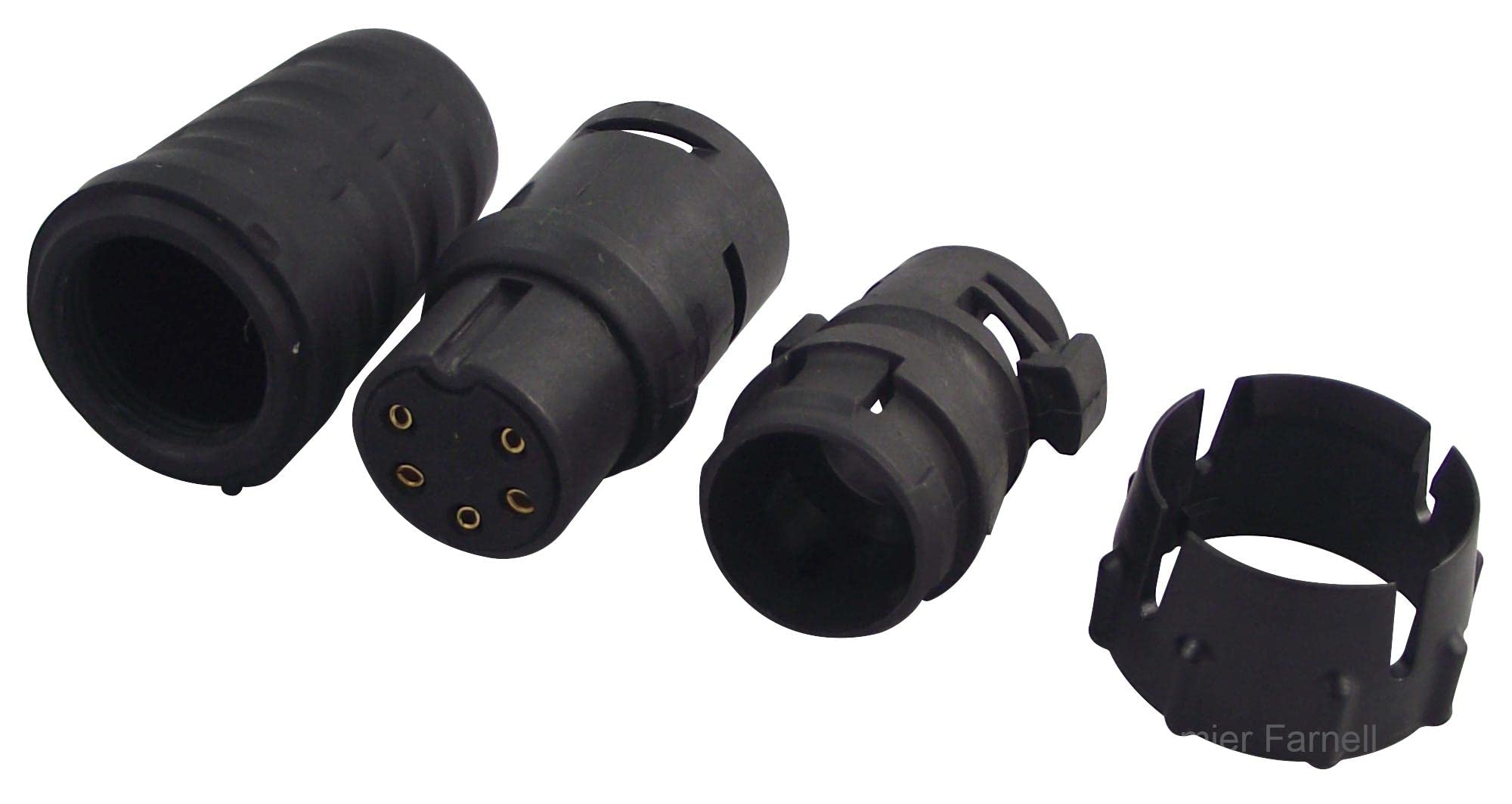 SWITCHCRAFT/CONXALLSOCKET, FREE, 5WAY, EN3 SERIES | CIRCULAR INDUSTRIAL/MIL SPEC CONNECTORS, 1 X QTY - EN3C5F-F