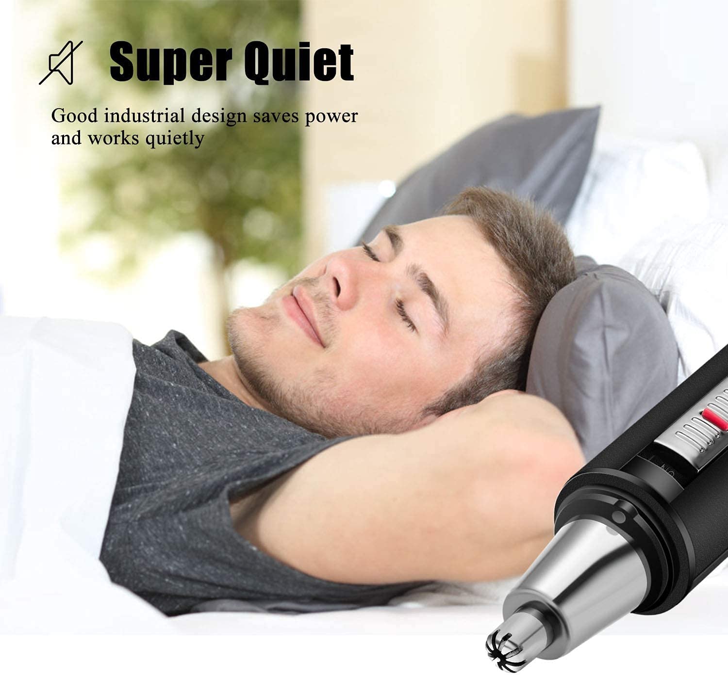 Trimmer per capelli per uomo e naso per uomo, 2021 Professional USB Ricaricabile Nostril Sistema di pulizia dei capelli nasali, clippers per capelli naso impermeabile leggero per le donne (argent