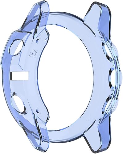 Miniatura 2 de Paquete de 2 fundas de reloj compatibles con Garmin Fenix 5X5X Plus, ultrafinas y suaves de silicona TPU con borde de parachoques, resistente a los