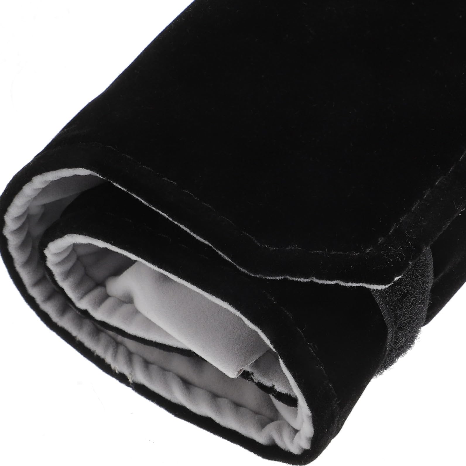 Bolsa Enrollable Material de Velour para Guardar Joyas y Anillos de Viaje Portátil y Duradero, Diseño Práctico y Conveniente para Uso en Casa o Viajes