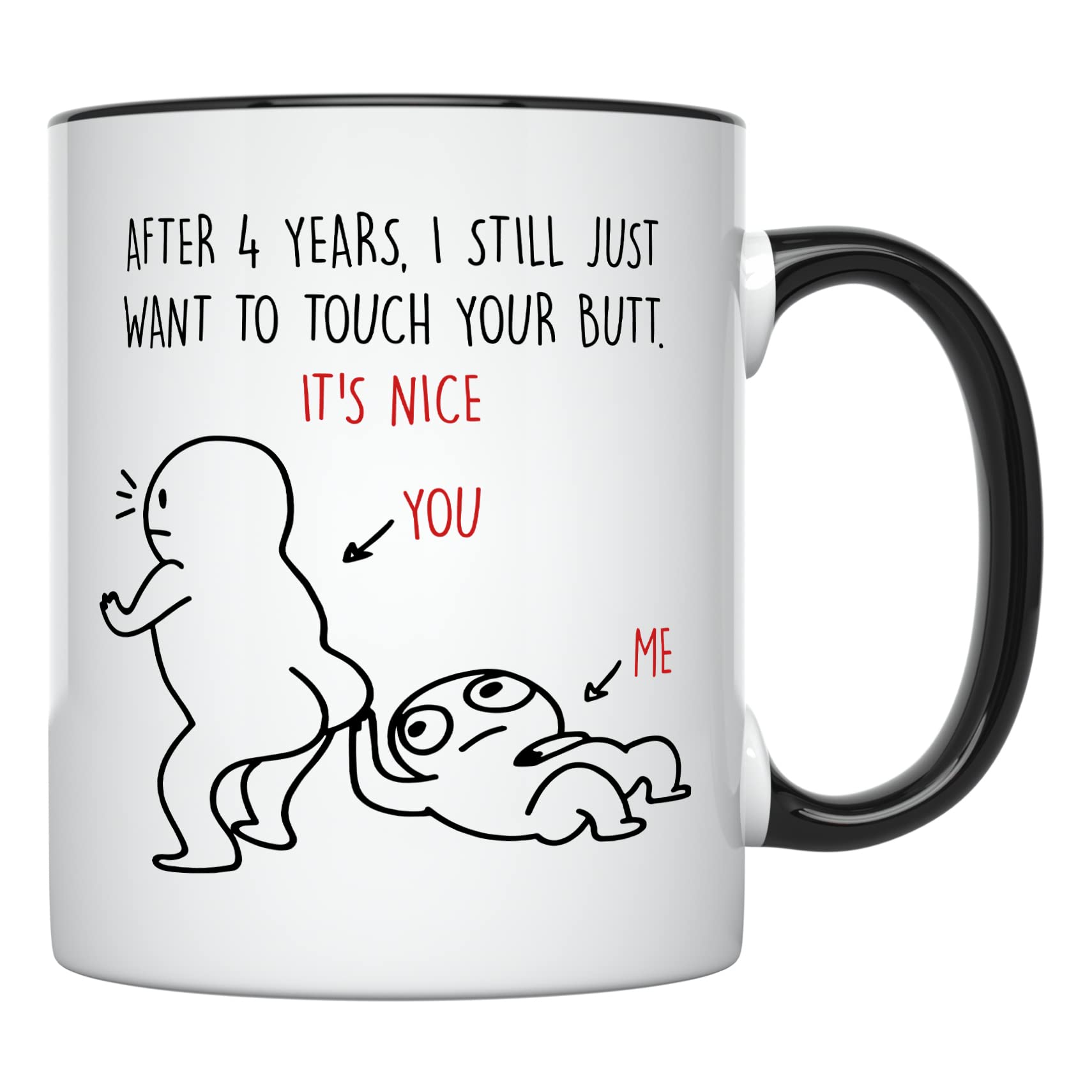 YouNique Designs 4 Year Anniversary Mug