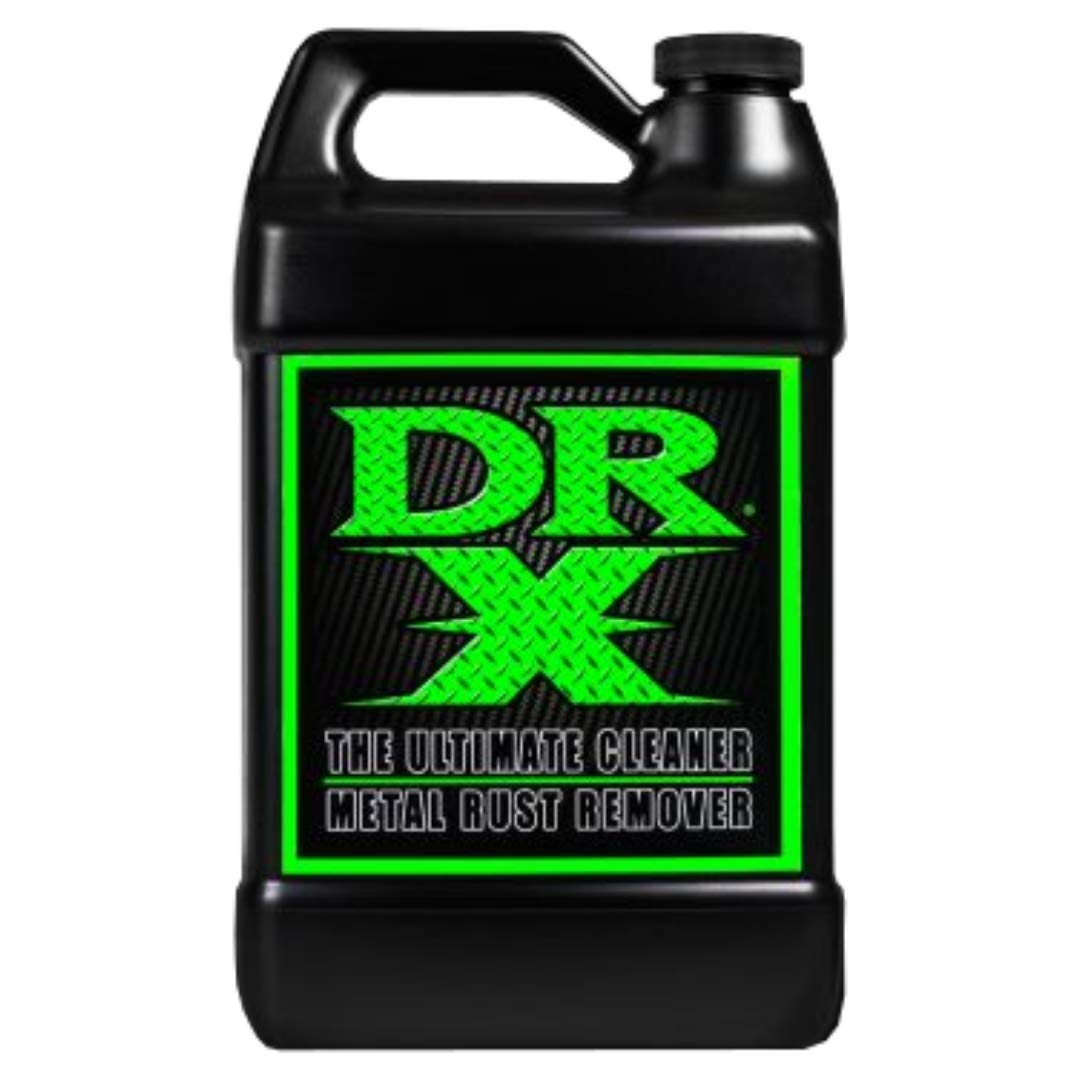 Dr. X Metal Rust Remover - Quart - Fluid, Removes Rust Stain, Removes Rust to Bare Metal Within Minutes