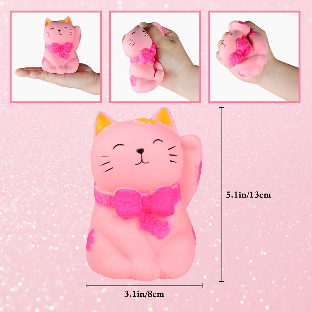 Squishy 4-Piece Toy, VICTERR Kawaii Soft Squishy Toy, Slow Rising Scented Squeeze, Anti Stress Squishies for Children and Adults