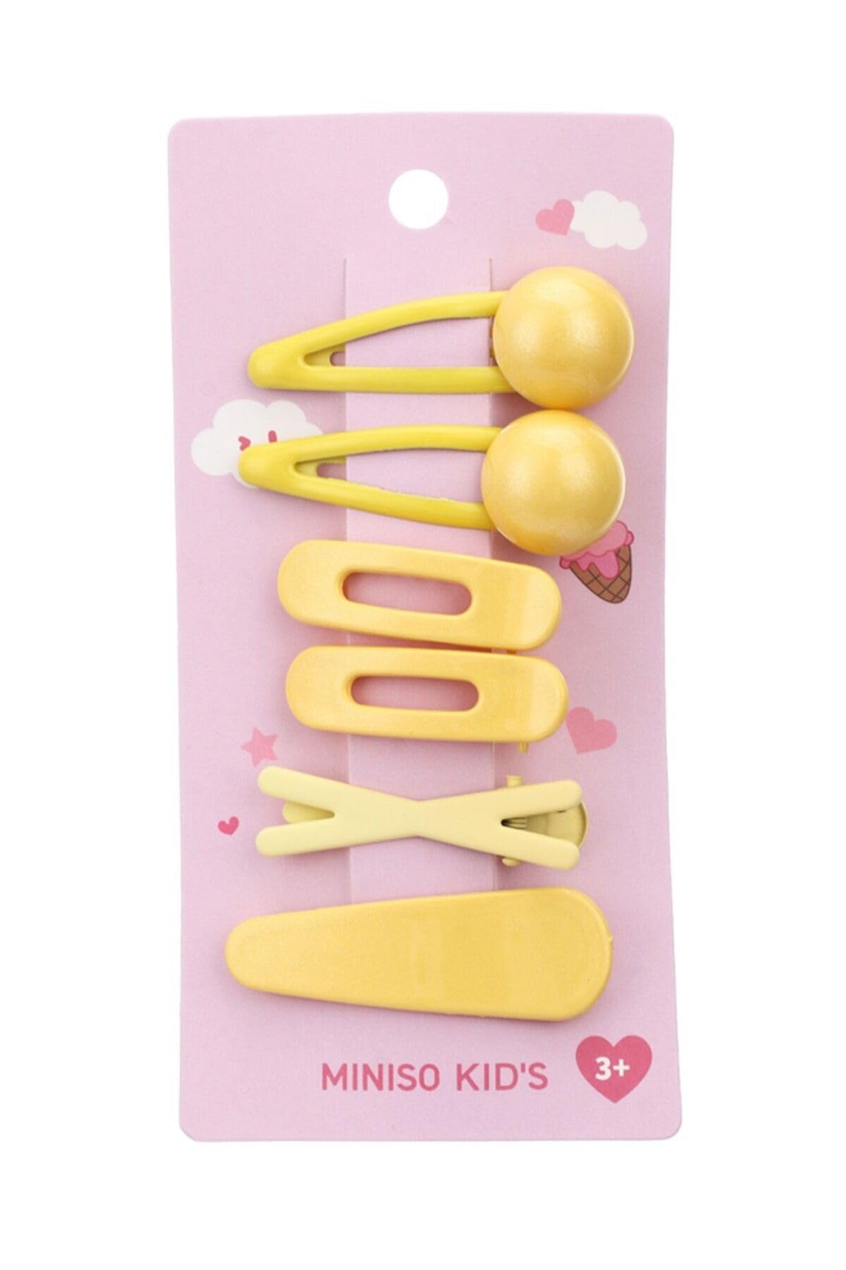 Miniso 6'Lı Renkli Sevimli Saç Tokası Seti