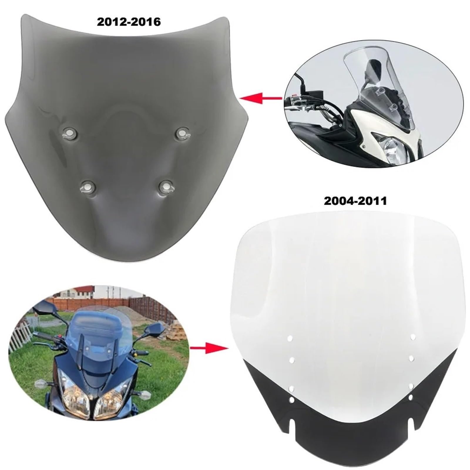 Pare-Brise De Moto Pour Suzuki Pour Vstrom Pour V-Strom DL650