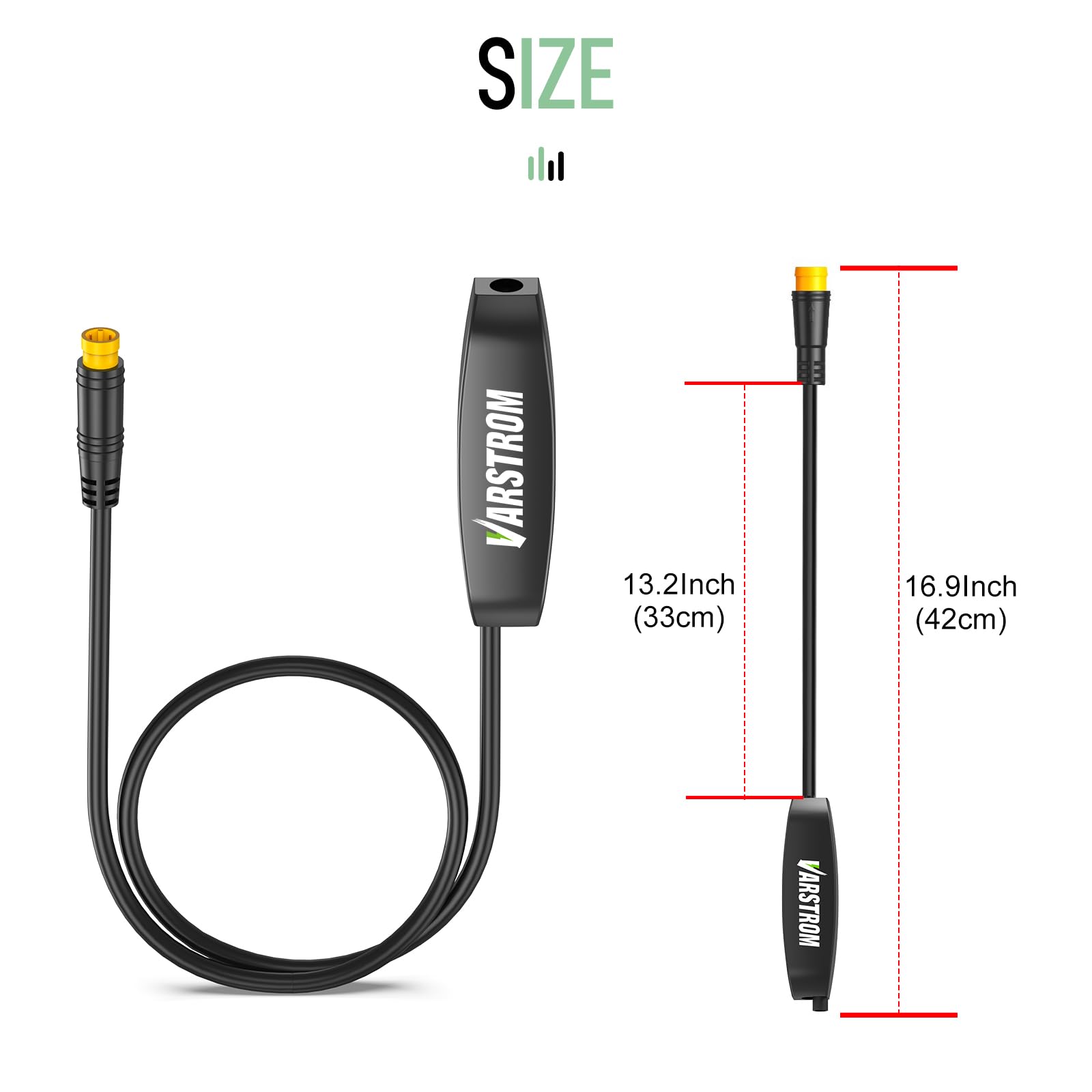 For BAFANG Gear Shift Sensor Brake Sensor Power Cut Off Throttle E-Bicycle Extension Cable Electric Bike 3Pin Extension Cable - 18