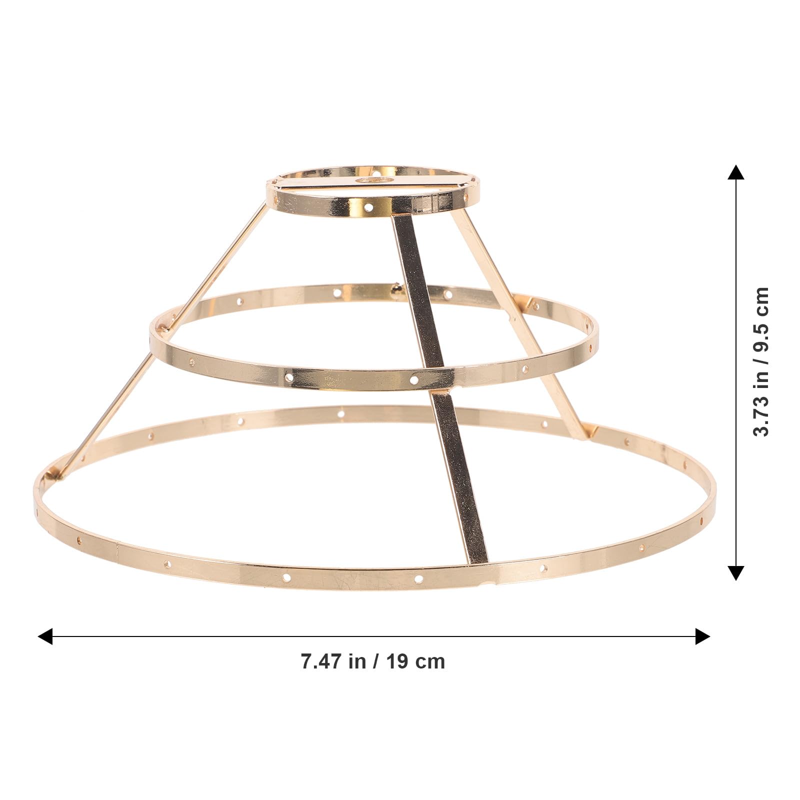 Rama Do Abażuru DIY z Żelaza i Trwała Konstrukcja Rama Do Lampy Wiszącej Wspornik Lamp Biurkowych i Dekoracji Wnętrz