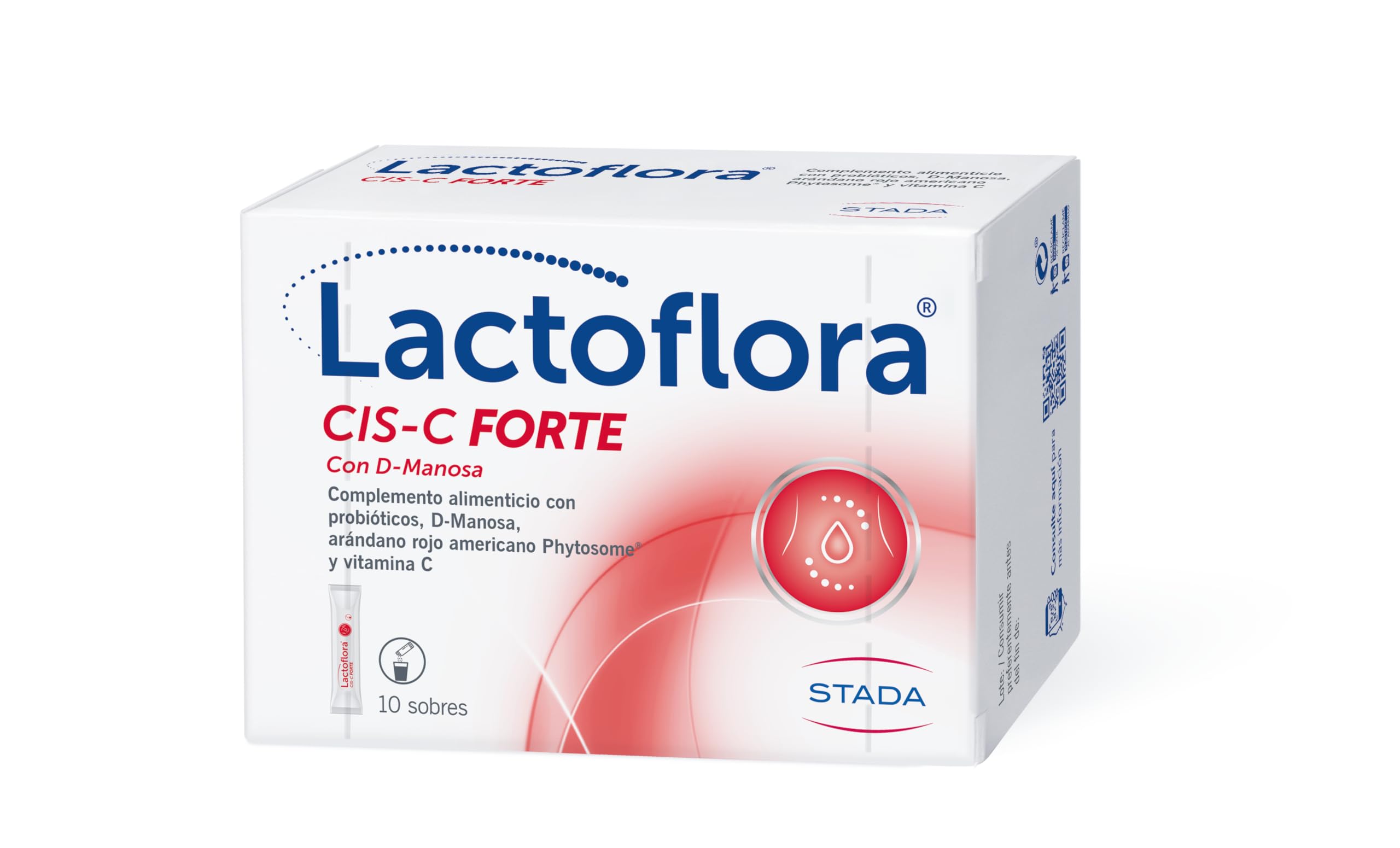 Lactoflora, Ciscare Forte, Complemento Alimenticio para Cistitis, Probióticos, D