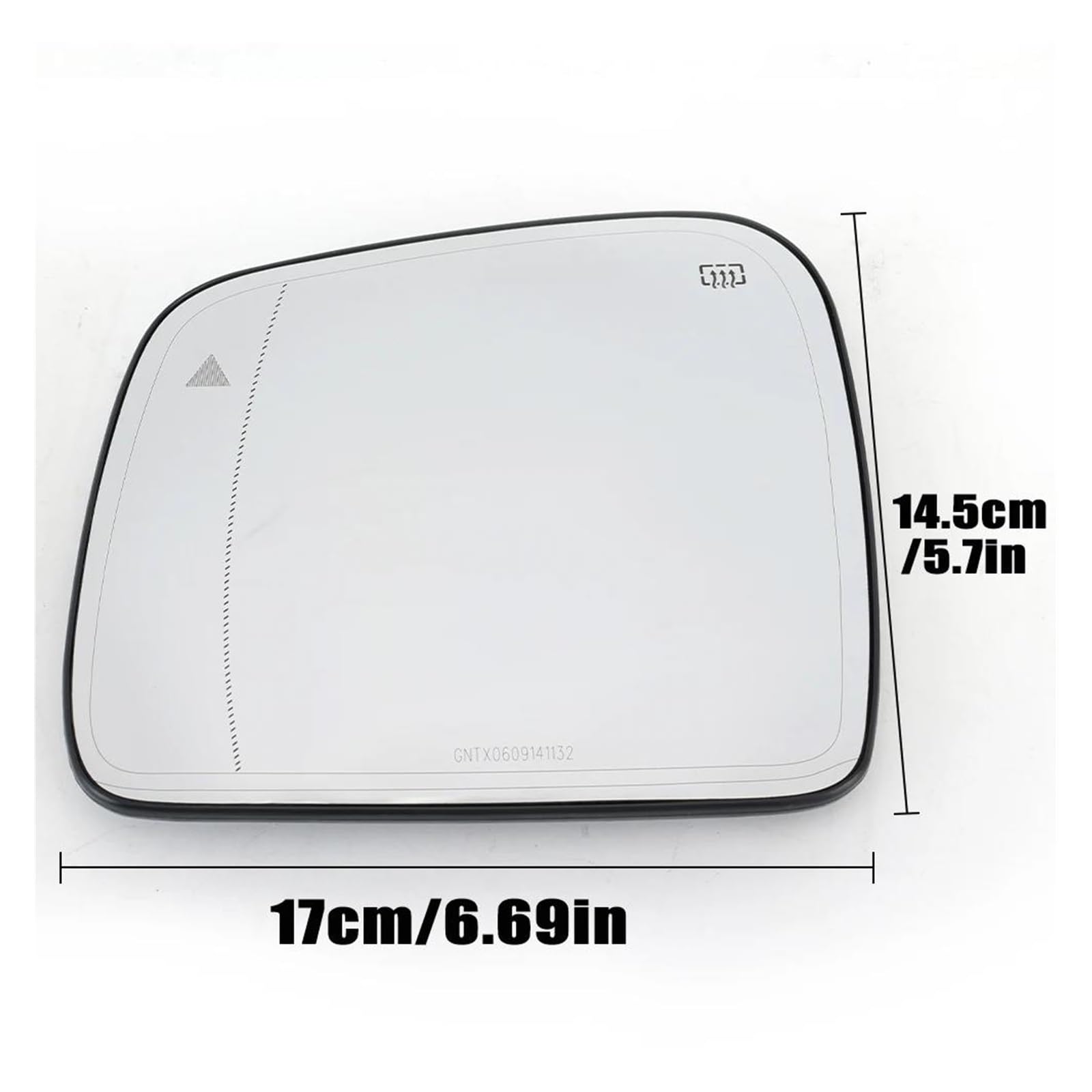 Cristal Espejo Retrovisor Para Jeep Para Grand Para Cherokee 2011-2021 Espejo Lateral Lente Puerta Retrovisora ​Automóvil Vidrio Con Puntos Ciegos(Izquierda)