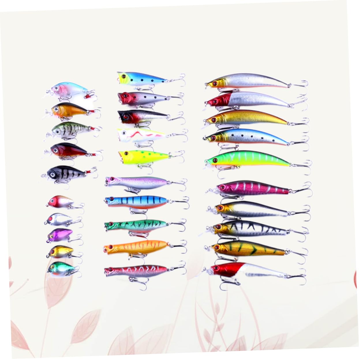 Leurres de Pêche en Métal Forme Poisson 6 Spécifications 30 Ambiance Noël
