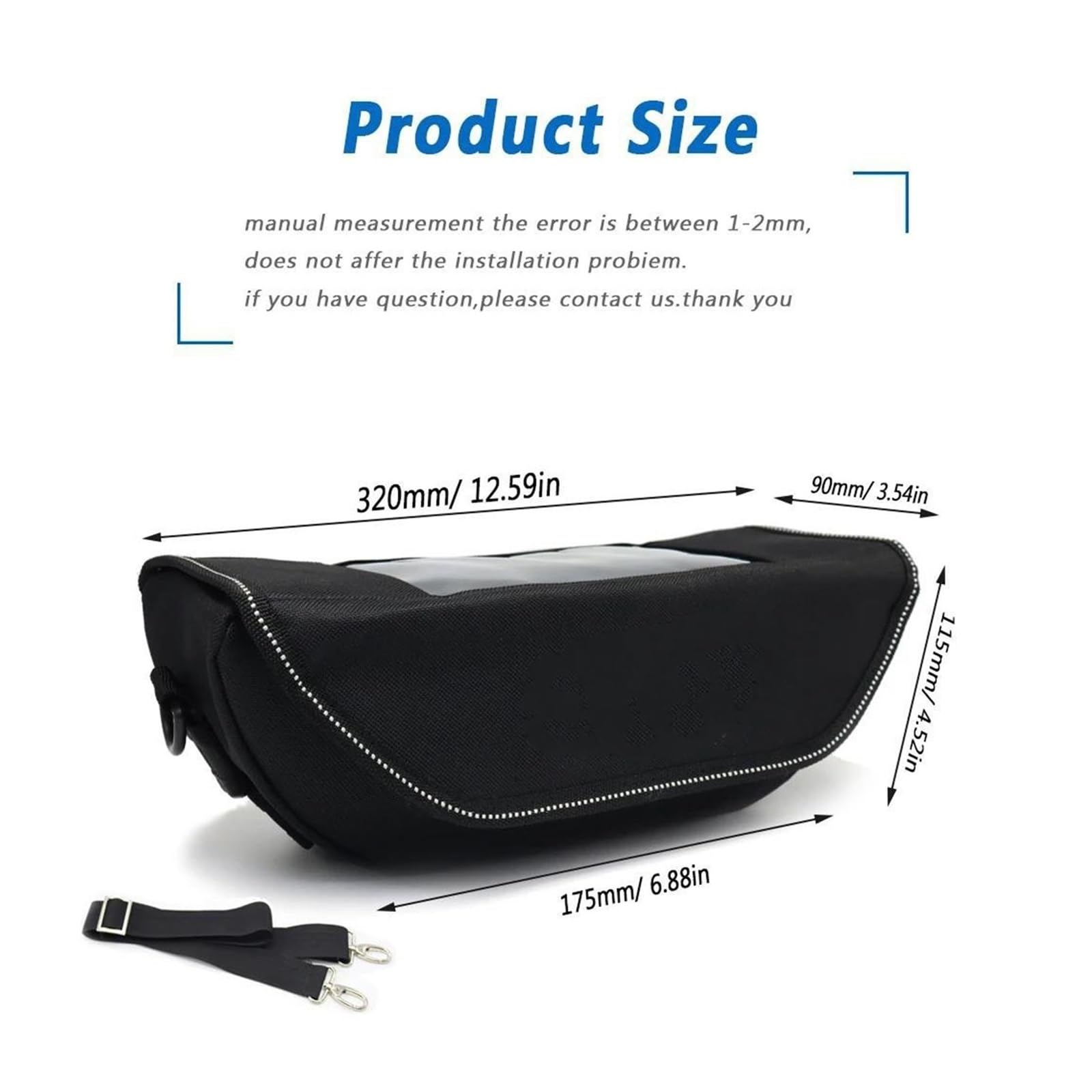 Borsa Da Manubrio Impermeabile Per Moto Per Royal Enfield Per Guerrilla 450(C)
