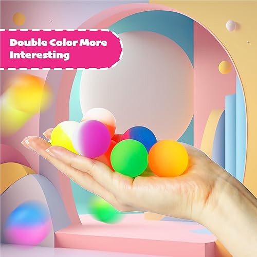 Miniatura 10 de Pllieay 30 bolas hinchables de galaxia, bolas inflables espaciales de 1.28 pulgadas a granel, bolas de goma para recuerdos de fiesta de niños,