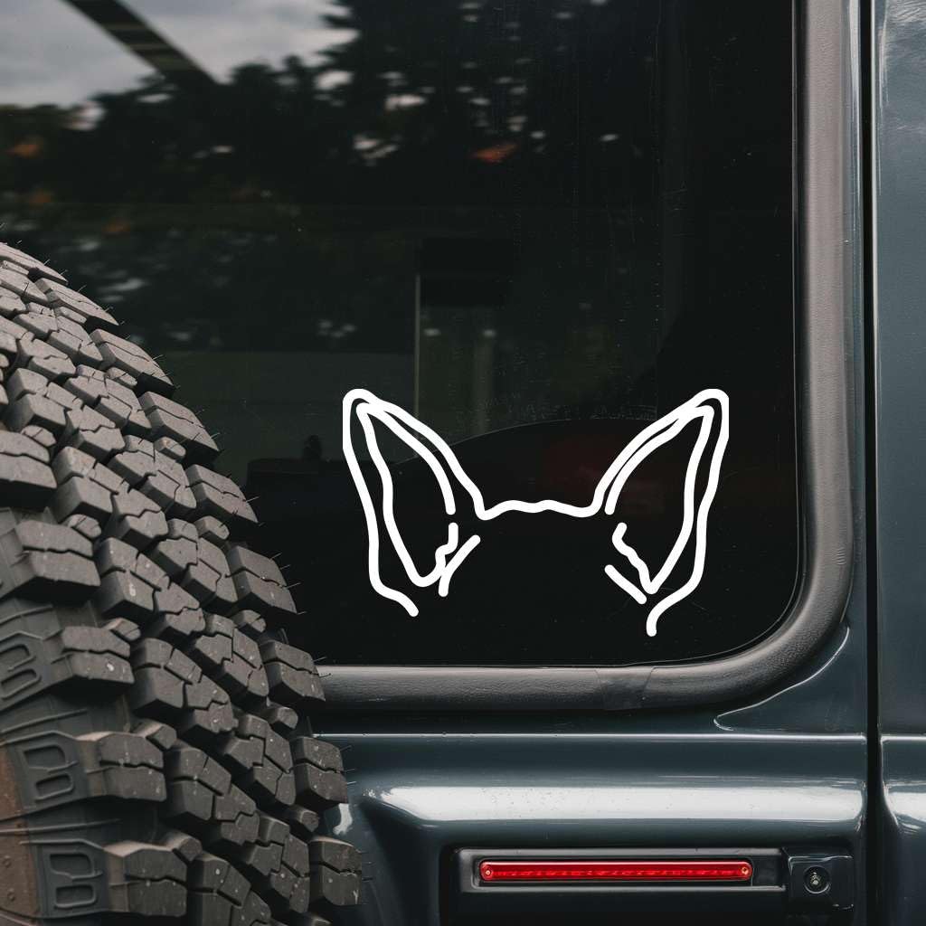 Calcomanía de Boston Terrier de alta durabilidad y corte versátil para coche y superficies