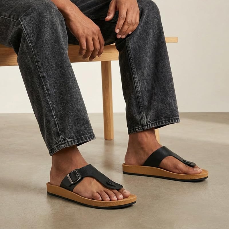 Image of WALKAROO Men's Fashion Sandal with Cushion Insole and Lightweight - WE1332