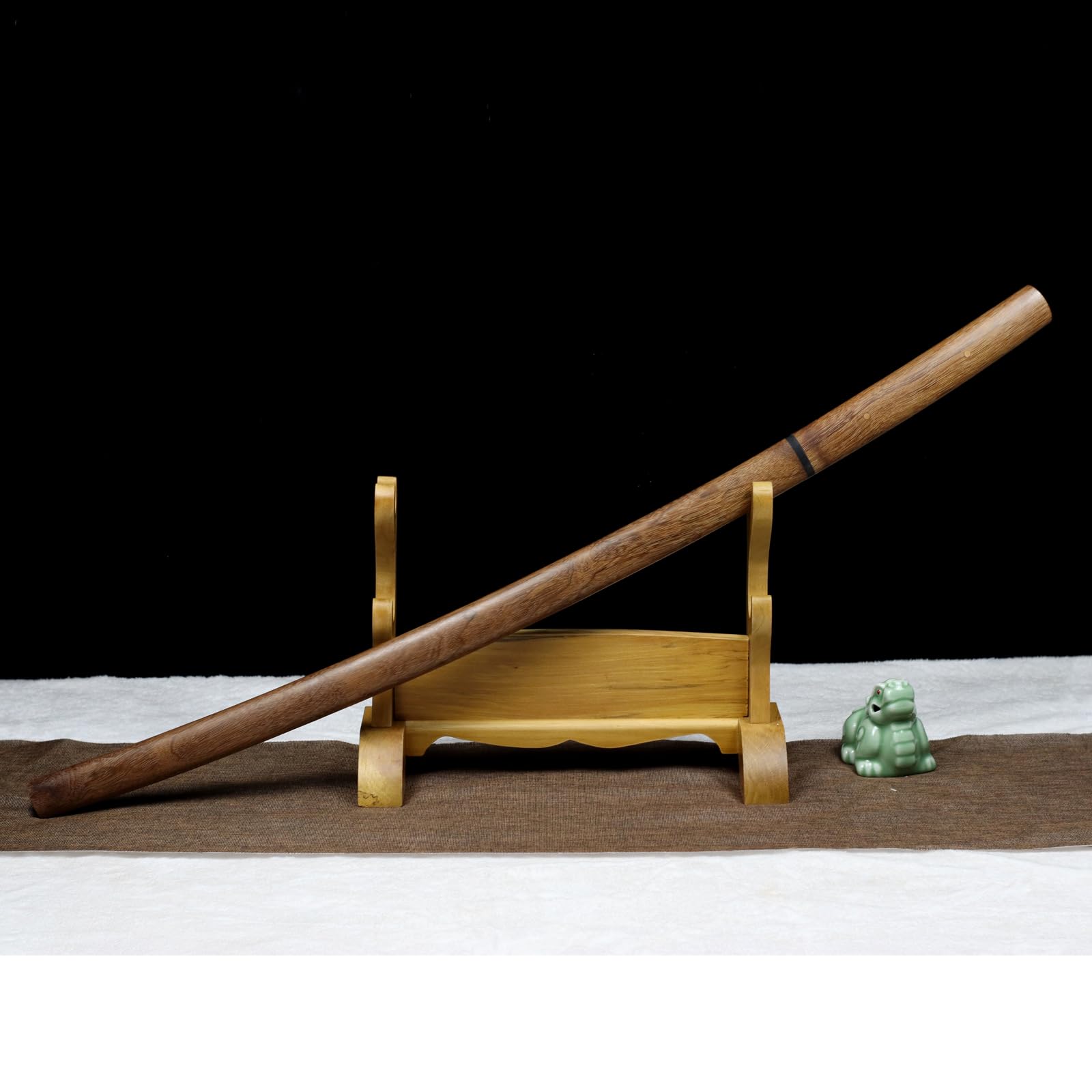 TIANTAO Hölzernes Katana (mit Scheide),101cm kurzes handgefertigtes Schwert,für Rollenspiele,Sammeln,Heimvorführung,Kendo Praxis