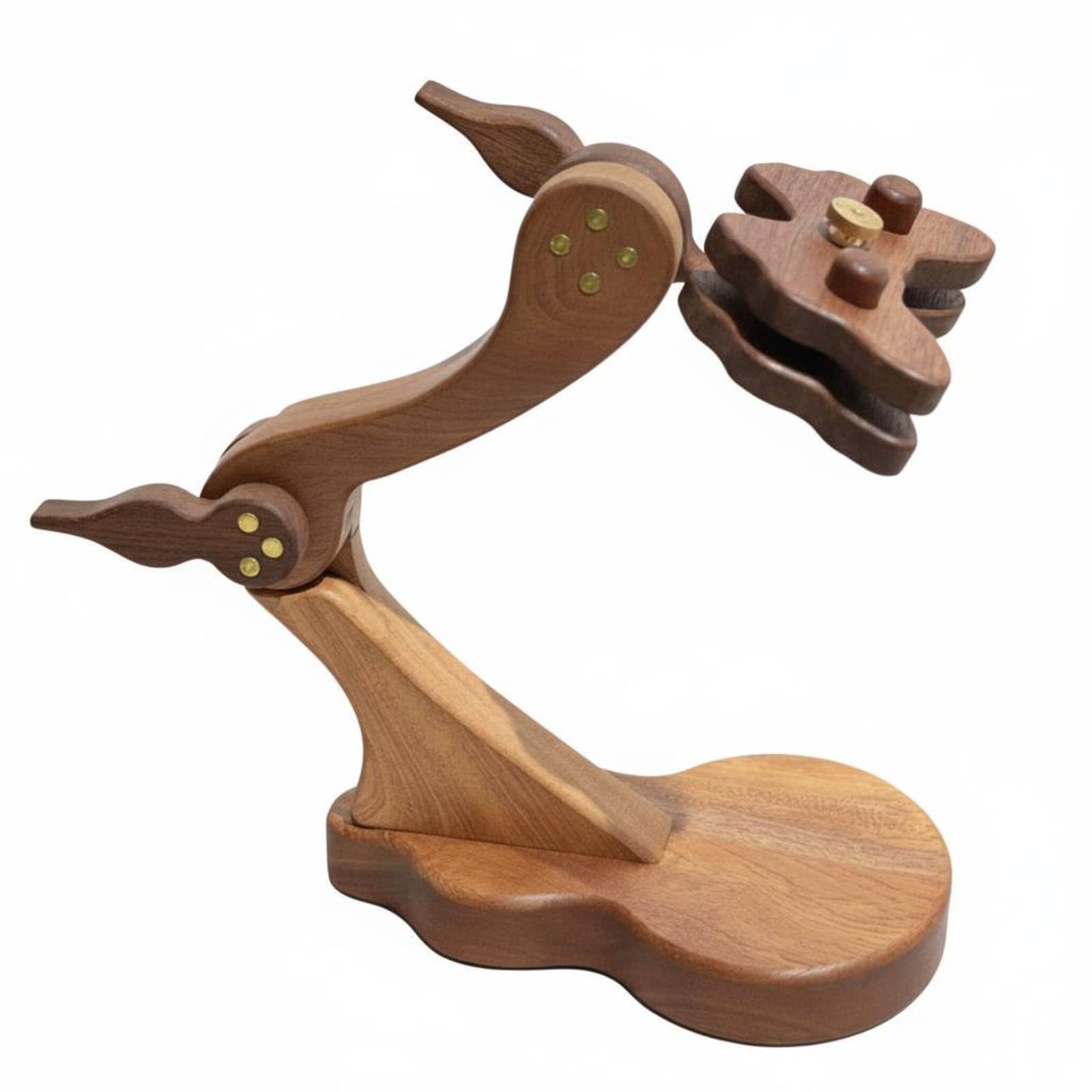 Hellery Telaio da Ricamo Base da Tavolo in Legno di Faggio Levigato con Bloccaggio Stabile per Rotazione Completa per Ricamo E Cucito Adatto per Casa Laboratorio Viaggio