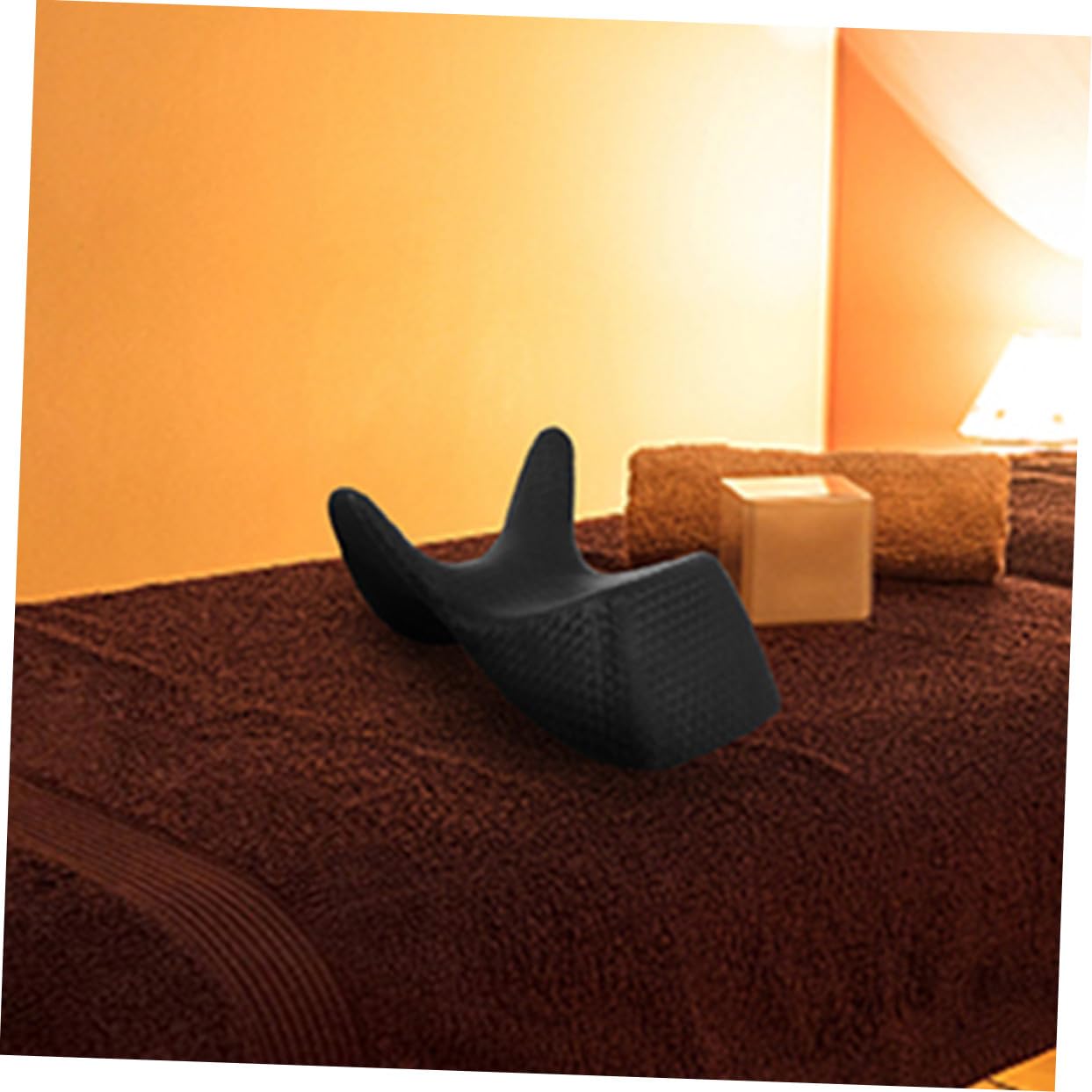 Beaupretty Coussin Repose-Nuque en PVC Réutilisable pour Shampoing 2pcs Antidérapant Confortable pour Salon de Coiffure et Usage à Domicile