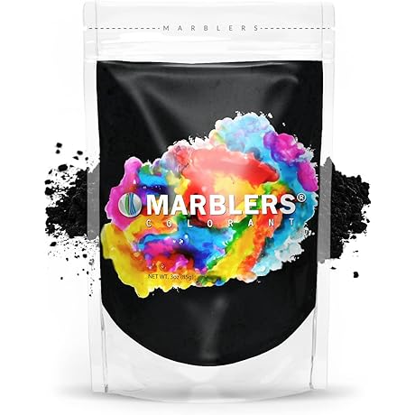 MARBLERS Matte Powder Colorant 3oz (85g) [Matte Black]: Unleash Your Creative Spirit