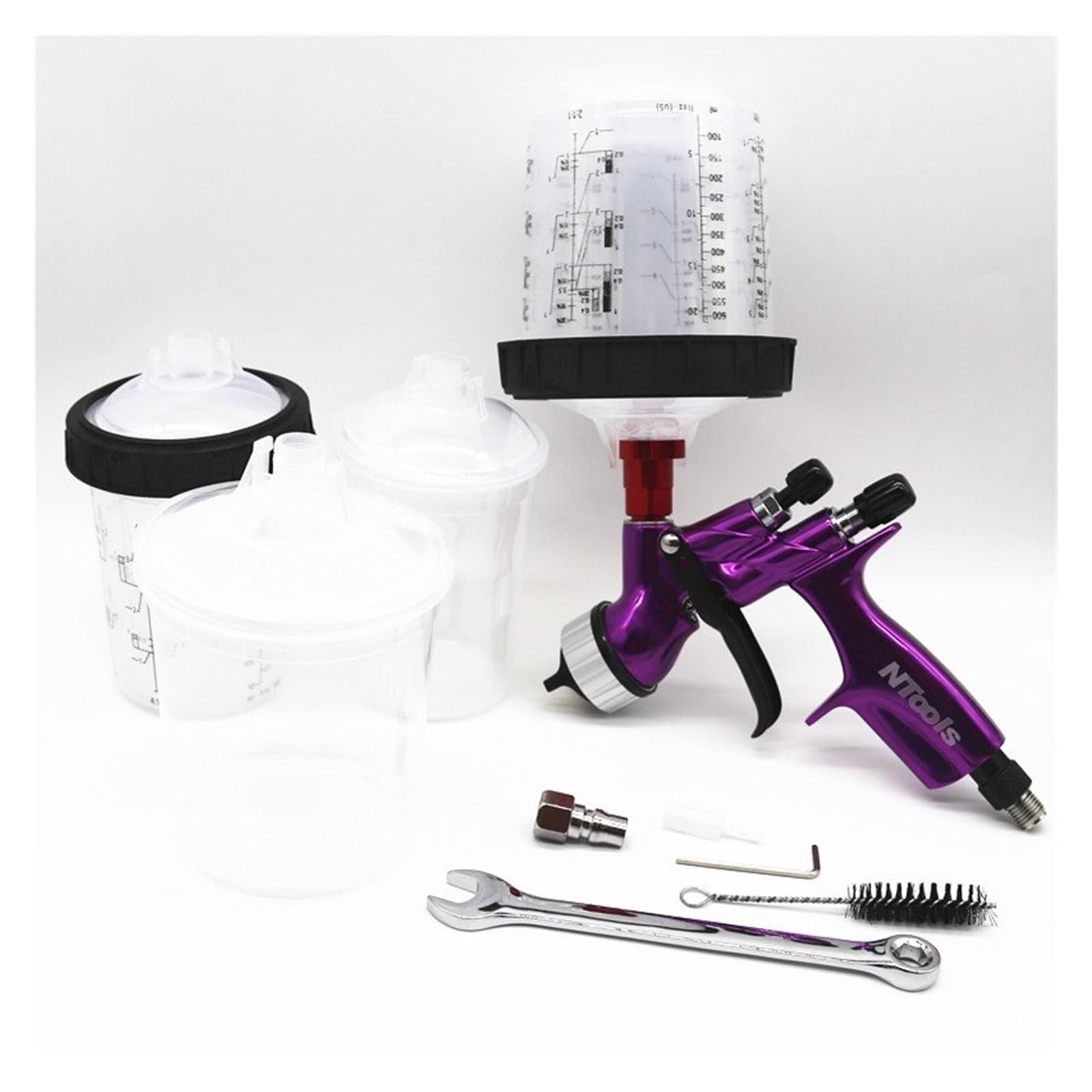 Pistolet pulvérisation peinture voiture type H/O adaptateur pistolet HVLP