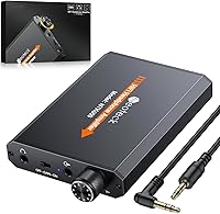 Vista 1 de Neoteck Amplificador Portátil de Auriculares de 3.5mm con Interruptor de Ganancia de Dos Etapas, 16-300 Ohm, Superficie Mate de Aluminio