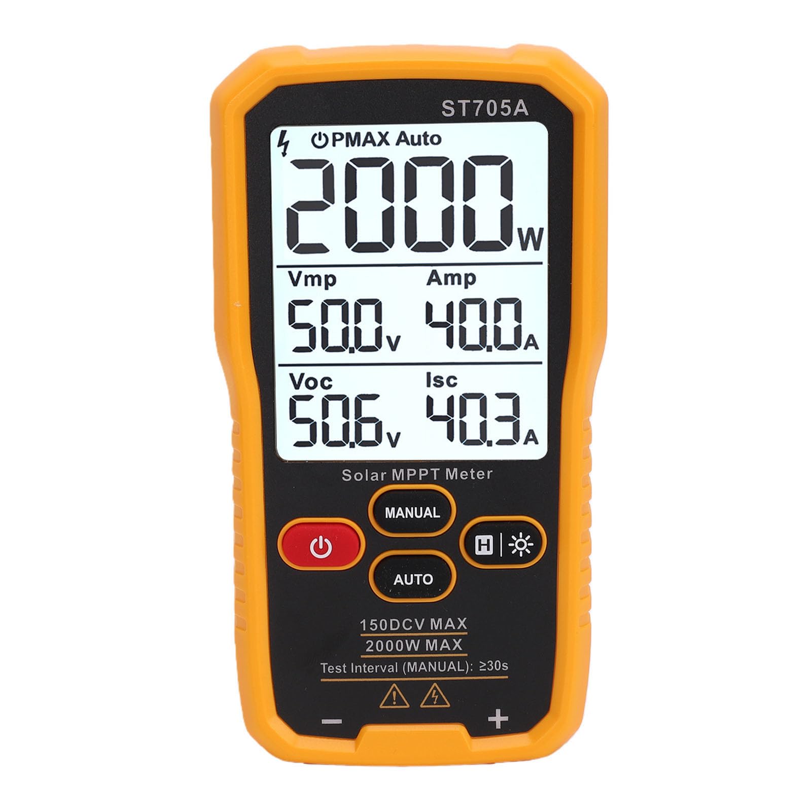 Eujgoov Tester Paneli Słonecznych MPPT 2000 W. Miernik Mocy