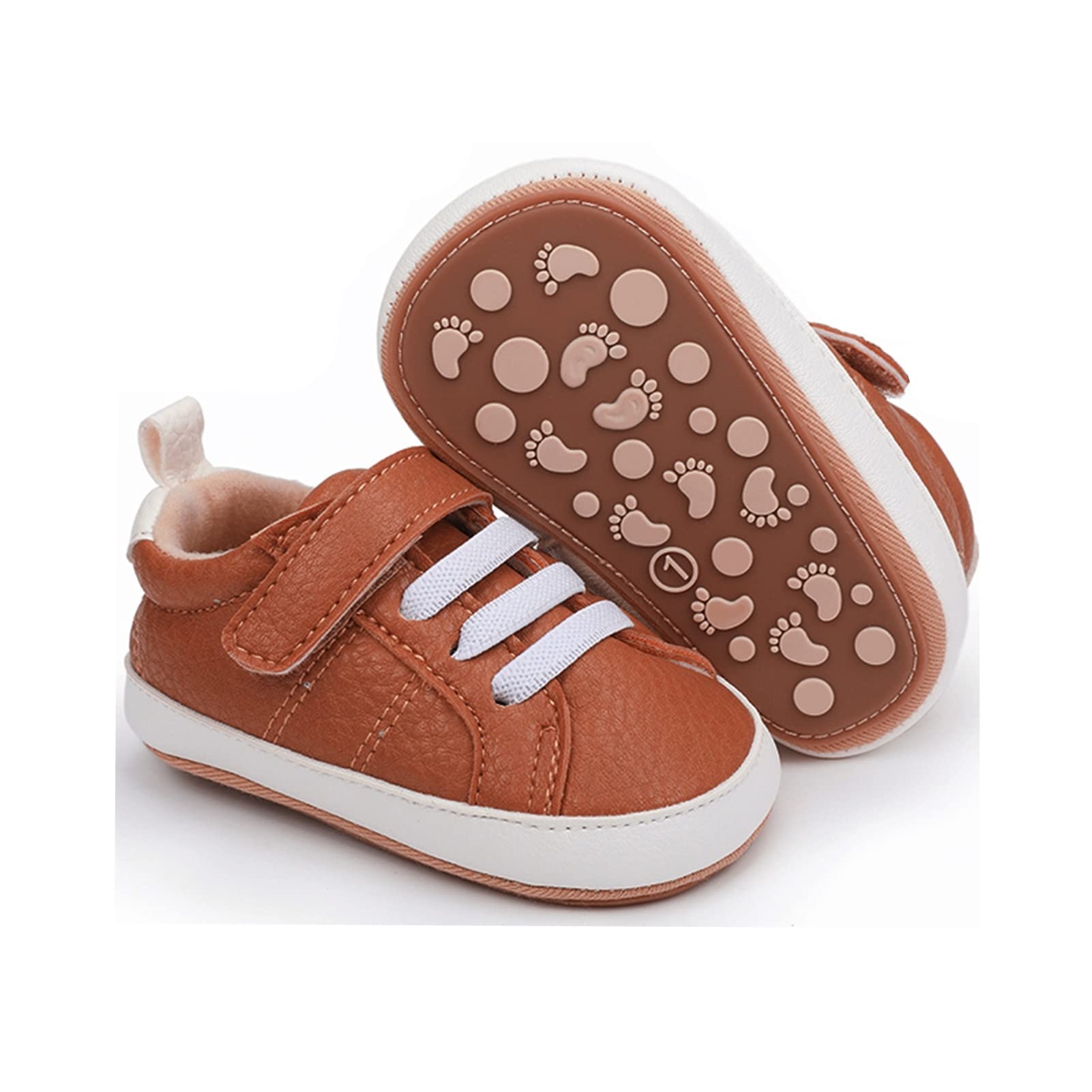 RVROVIC Baby Jungen Mädchen Sneaker Anti-Rutsch Oxford Loafe