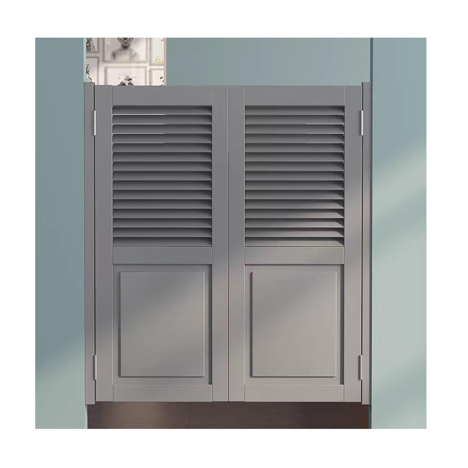 Porte de séparation intérieure pivotante à 180 degrés avec fonction de fermeture automatique pour espaces commerciaux