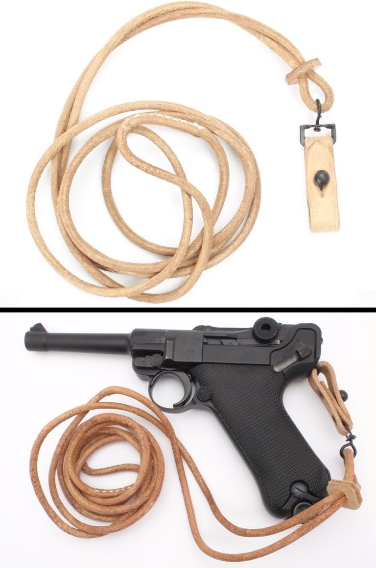 Ultimate Arms Gear WW2 German Army PISTOL LANYARD for P08 Luger Sling Strap Reproduction WWII 1942