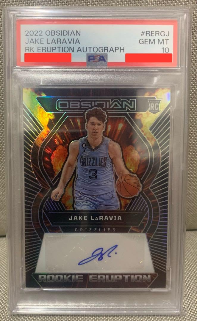 Amazon.co.jp: Obsidian Jake Laravia Rookie Auto PSA10 : おもちゃ