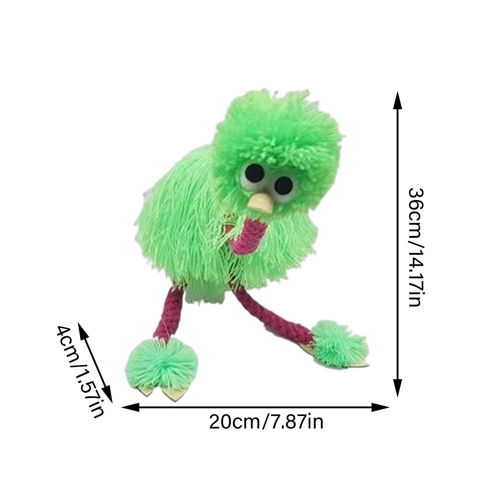 Avestruz - Hilo Avestruz,String Doll Juego al Aire Libre y en el hogar Marionetas Animales Mano para niños