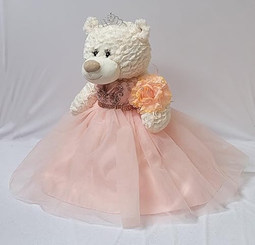 Miniatura 2 de 20 pulgadas Quince Anos Quinceanera Last Doll Osito de peluche con vestido (pieza central) B16631-29 (rubor1)