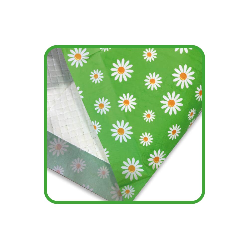 Croci Super Nappy Carboni attivi - Tappetini Igienici per Cani 57x84 cm - 60 pezzi & Super Nappy Daisy - Tappetini Igienici per Cani 84X57 cm 30 Pezzi