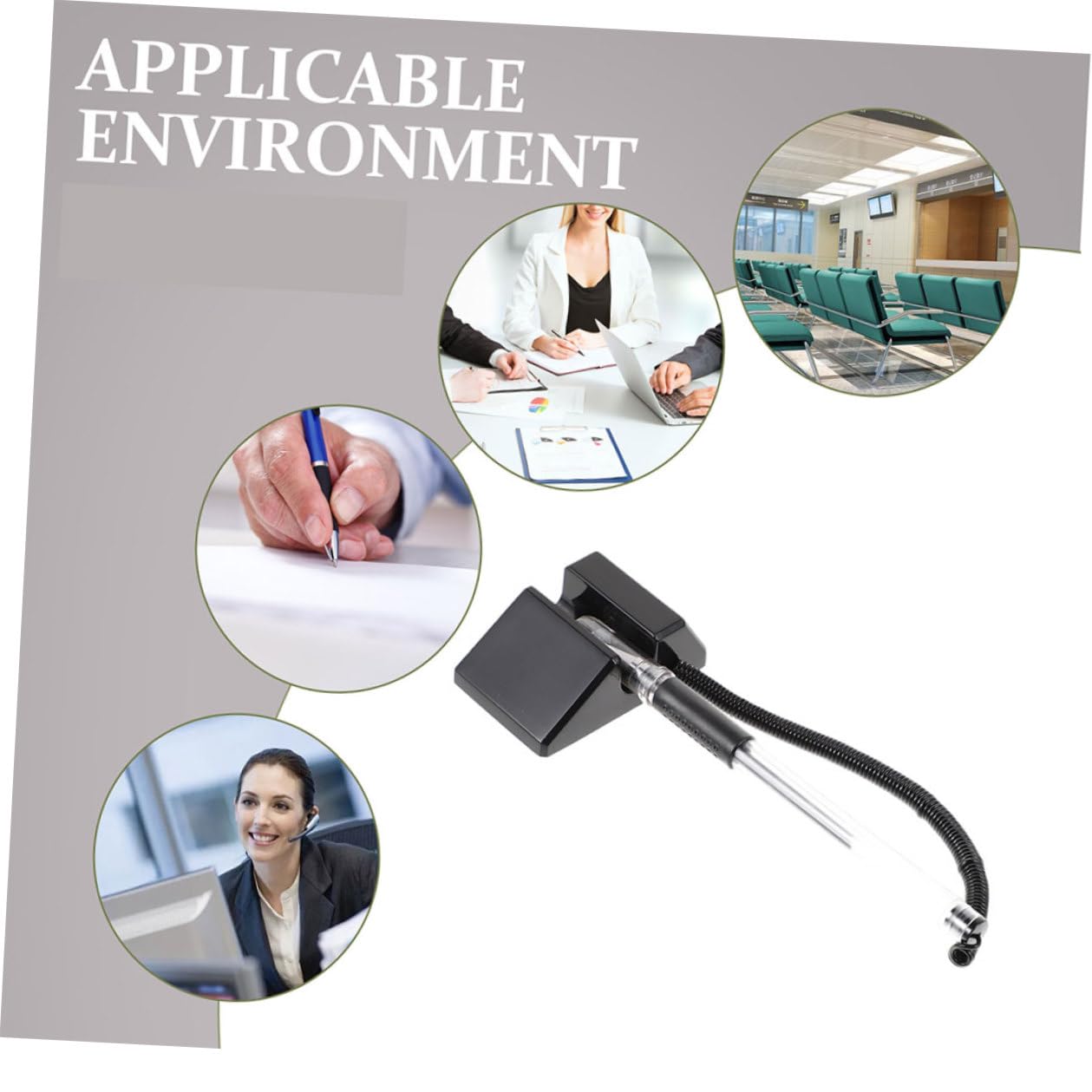 TEHAUX 20 Stylos Gel à Bille pour Bureau Encre Noire, Accessoires de Bureau Multifonctions pour Professionnels et Étudiants, pour Signature