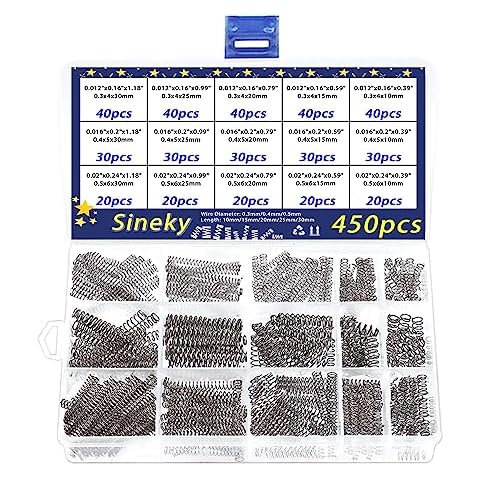 450pcs LOEASE Compression Springs Kit Cover