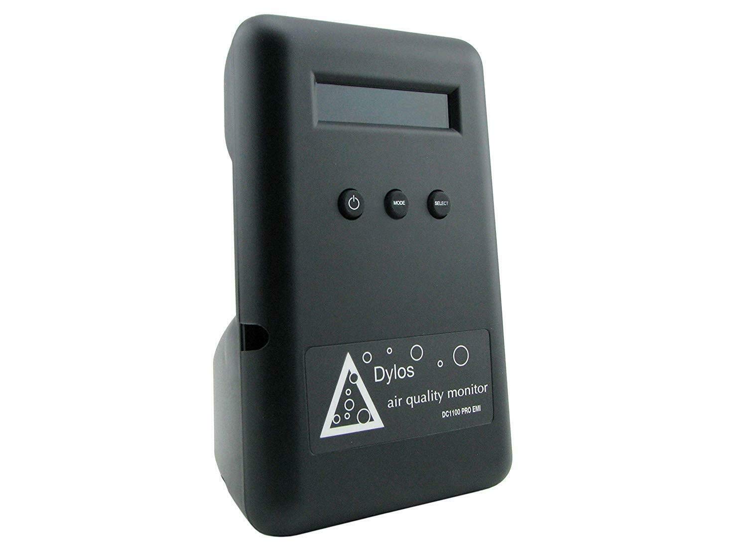 Dylos DC1100 Pro EMI Air Quality Monitor for Air Purifier, Indoor Air Quality Monitor, Dylos Particle Counter, Digital LCD Display, Three History Viewing Options,Multiple Modes.