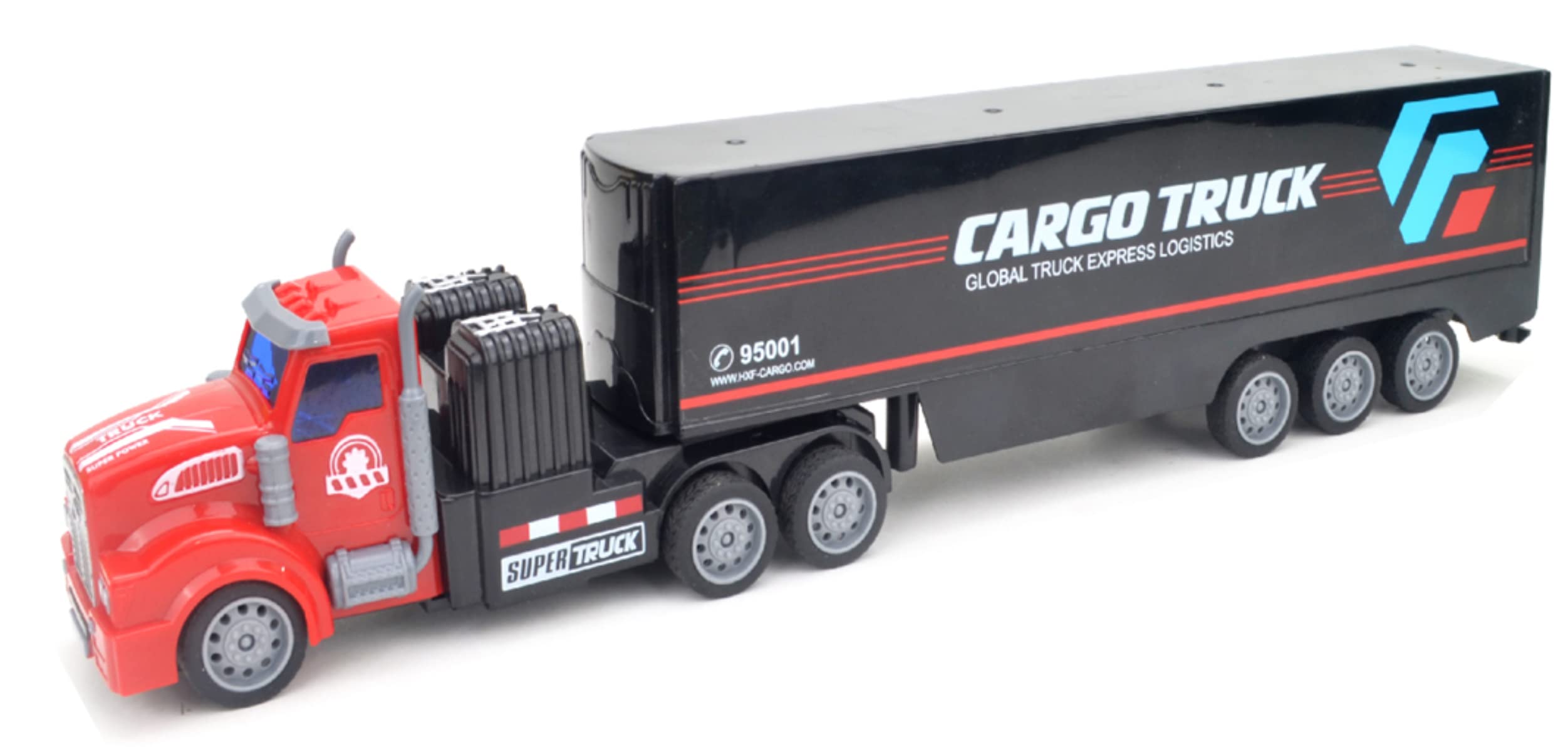 Reva Remote Control Cargo Truck Toy - 1:48 Scale, Perfect for Kids Ages 3 and Up