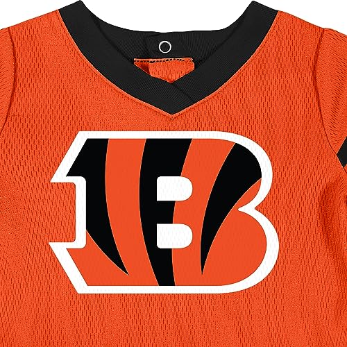 Image of Gerber NFL Baby Girls Jersey Dress and Diaper Cover