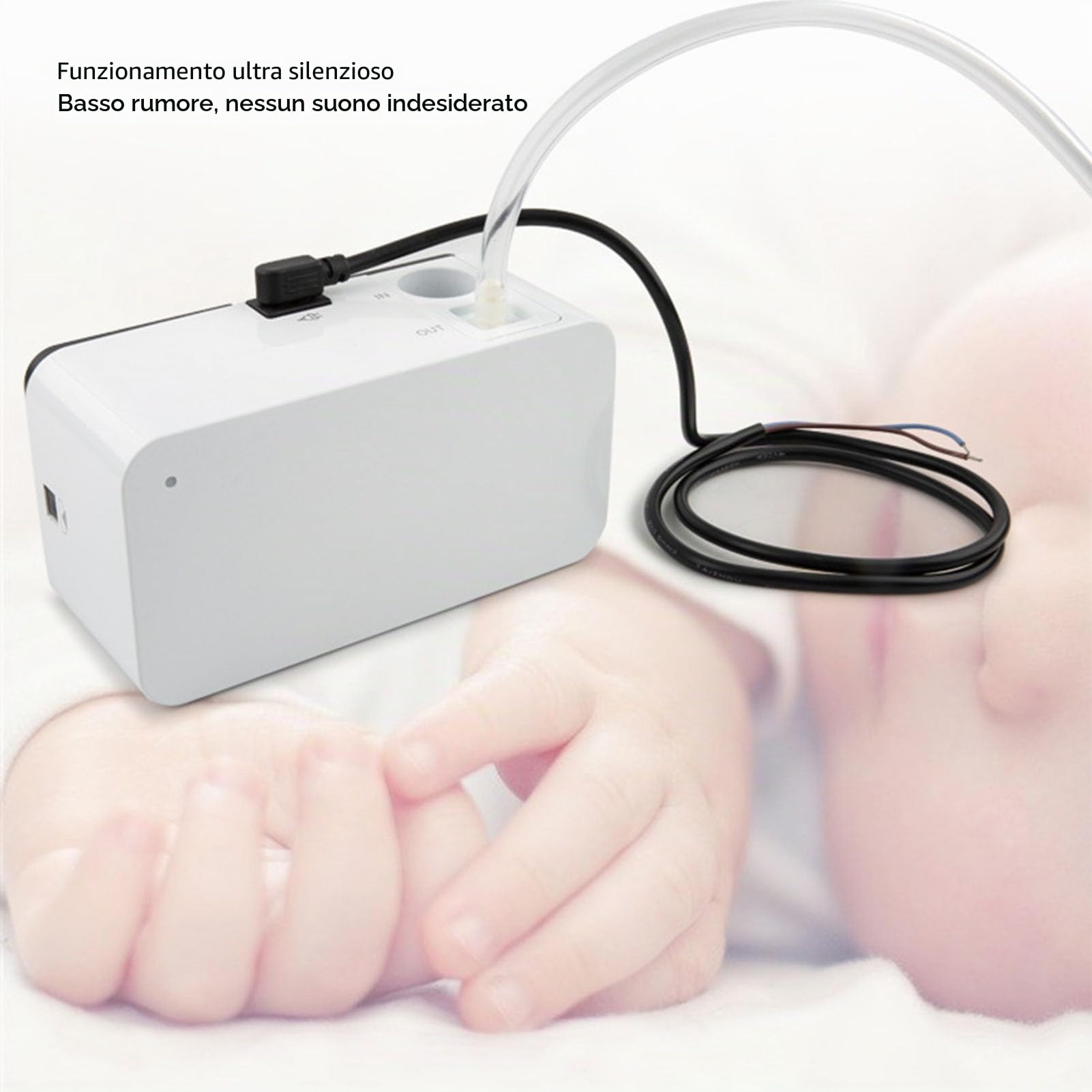Pompa di scarico automatica silenziosa, montaggio a parete, aria condizionata, pompa di rimozione della condensa, 24 l/h, capacità 200 ml, altezza di sollevamento 12 metri