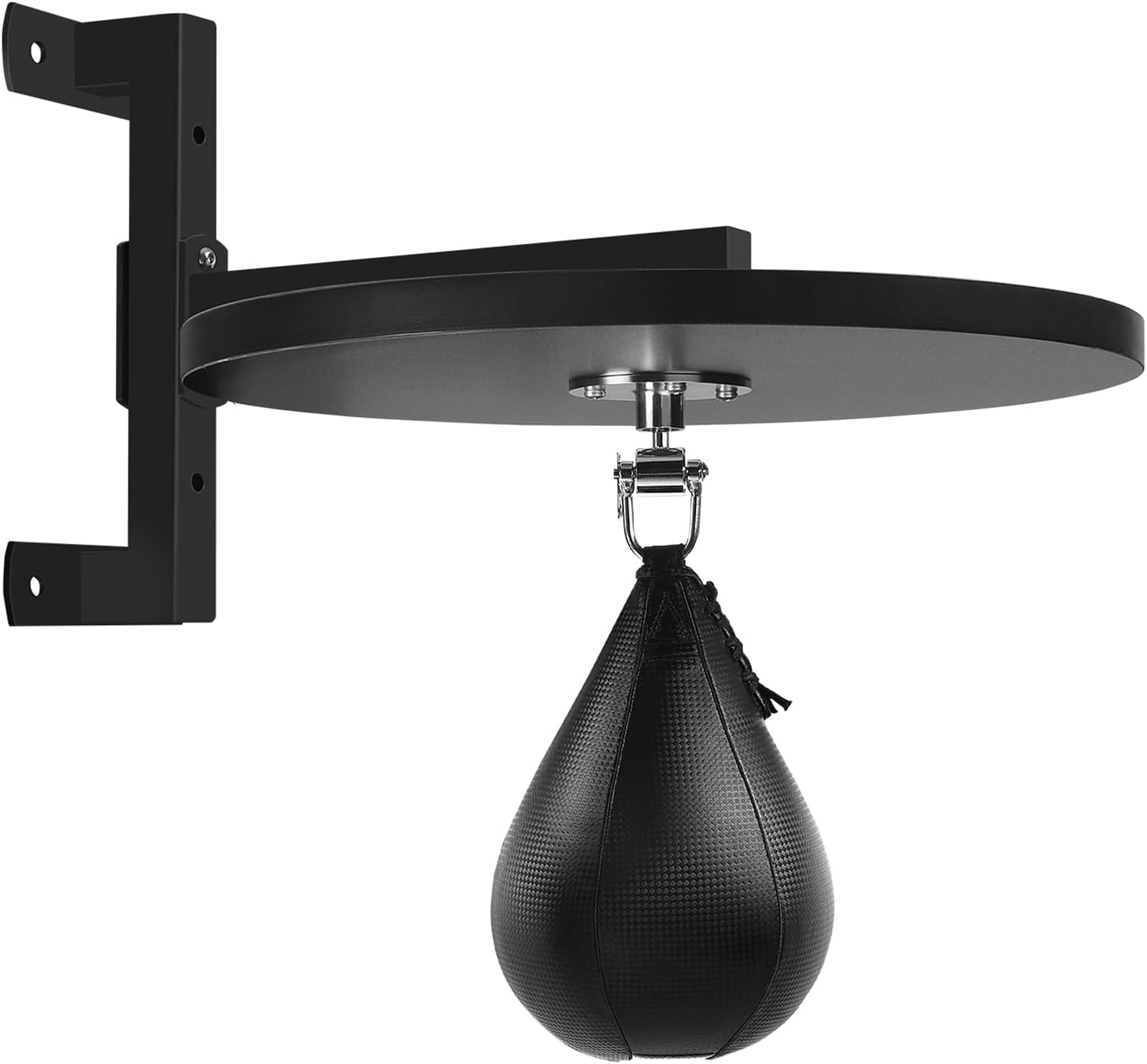 Hardwood Speed Bag Platform kit with Adjustable Mount and Swivels for Boxing Training, Workout