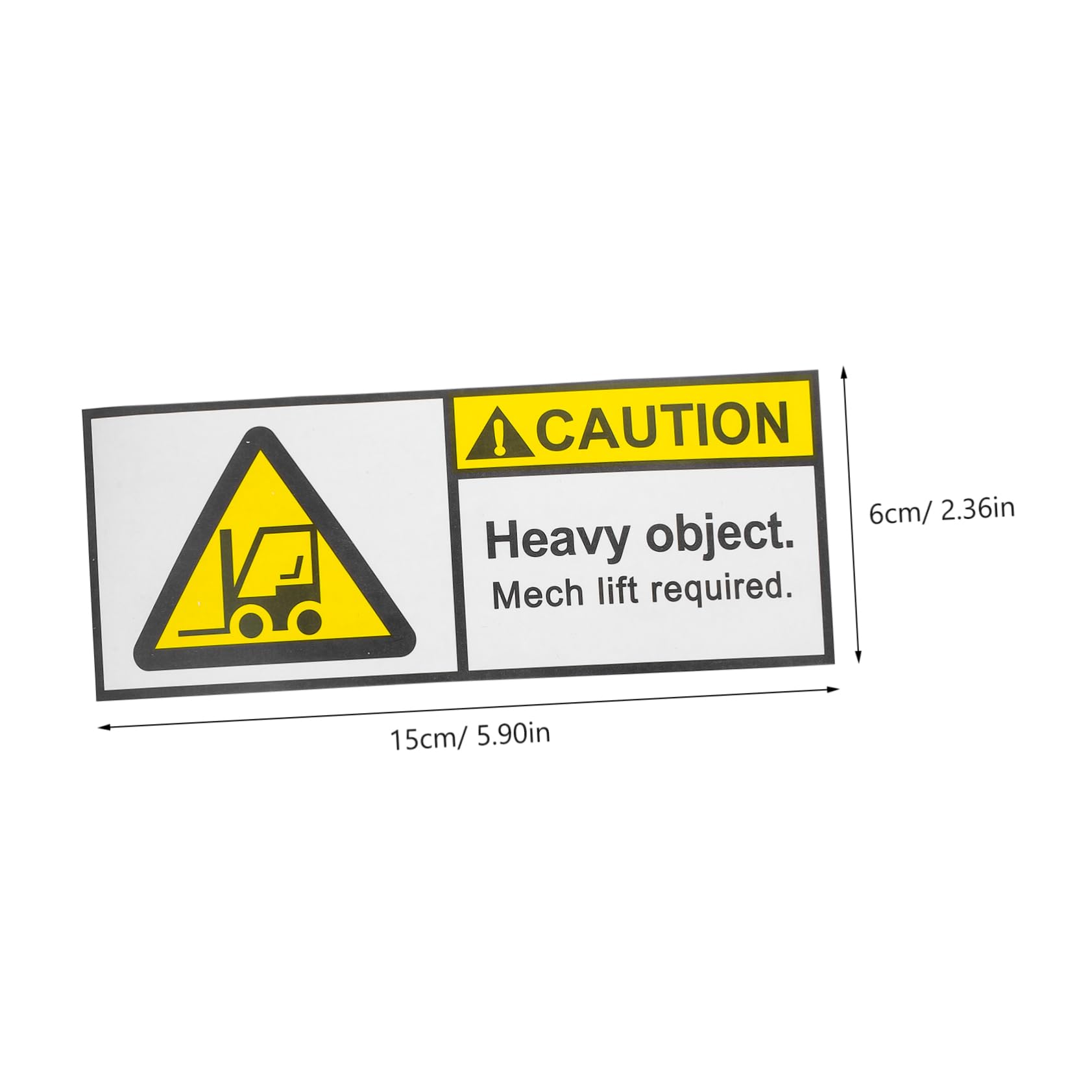 LIFKOME 1Roll Heavy Package Stickers Team Lift Labels for Shipping Logistics of Adhesive Labels for Warehouse Transportation Management