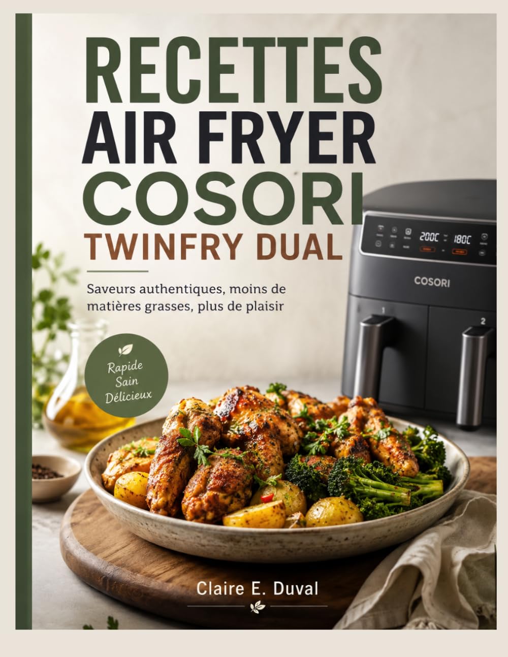 RECETTES AIR FRYER COSORI TWINFRY DUAL: Saveurs authentiques, moins de matières grasses, plus de plaisir