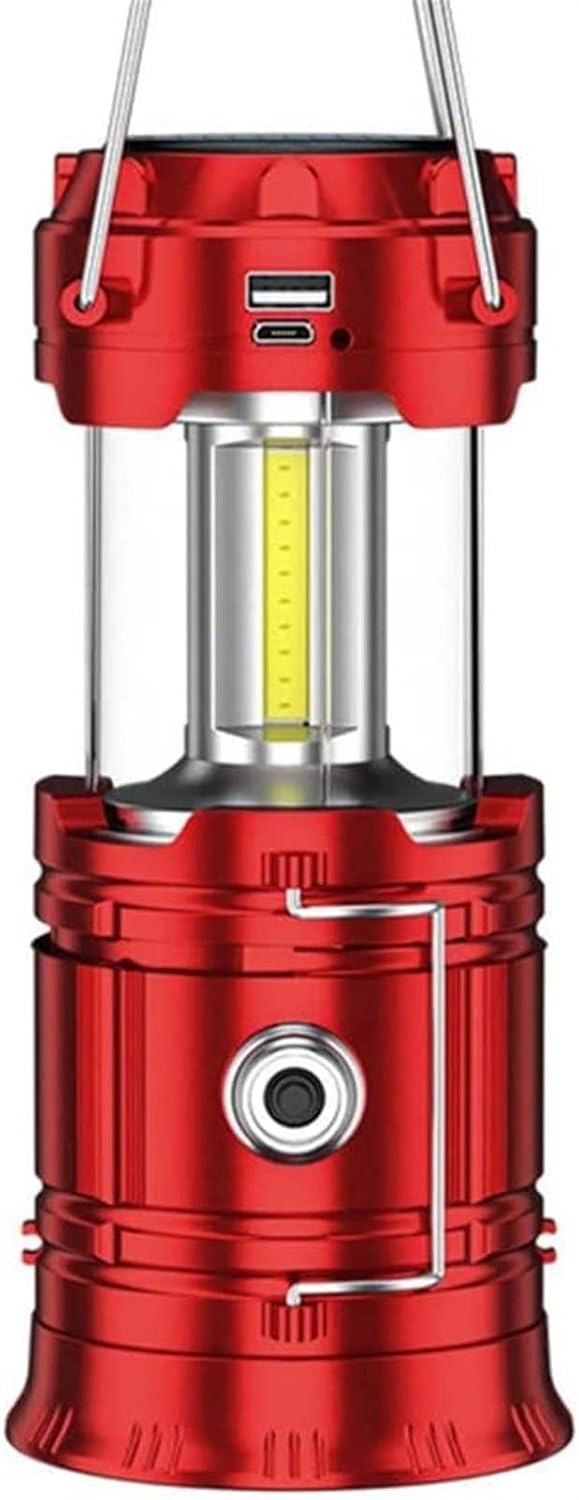 Camping Torch Lantern 1200mAh Foldable Hook,USB