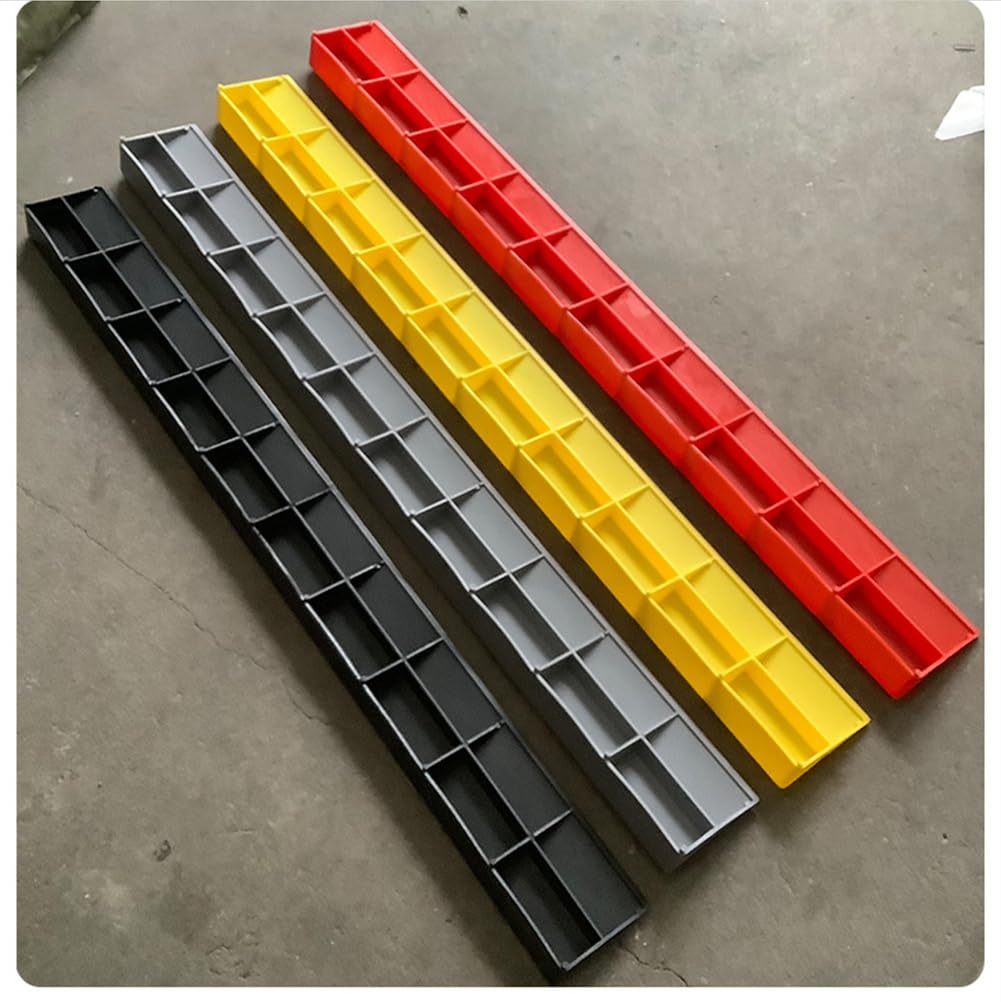 Rampa di Soglia, Rampa Larga 100 Cm / 39,3", Striscia di Transizione Antiscivolo per Sedia A Rotelle Elettrica, Scooter per La Mobilità, Robot Aspirapolvere, Plastica,Nero,100cm*22cm*10cm
