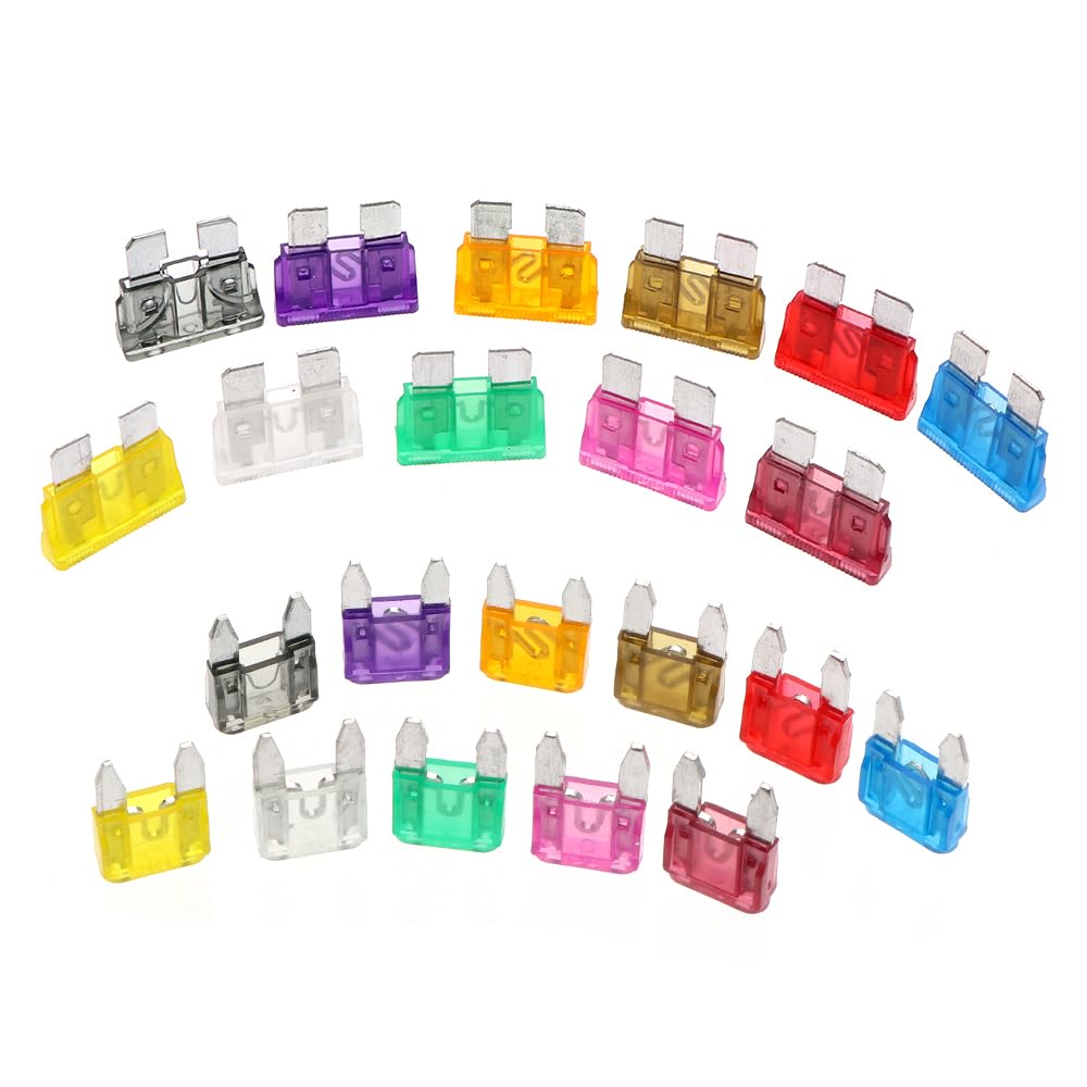 Kit 90 Fusibili Std 60 Fusibili Mini ( 5 10 15 20 25 30 Amp.) Giò - Foto 8