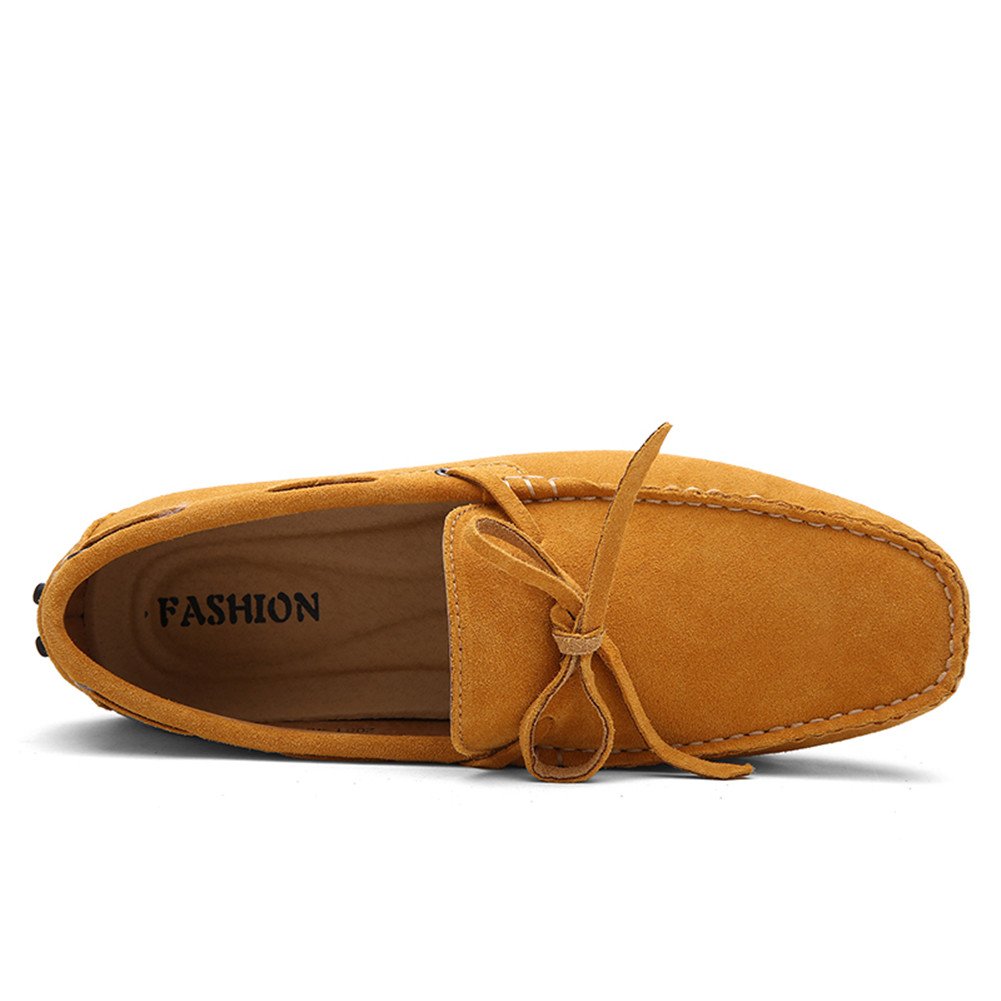 Hommes Doux Daim Chaussures de Conduite Fait Main Mocassin Chaussons Loafers Grande Taille